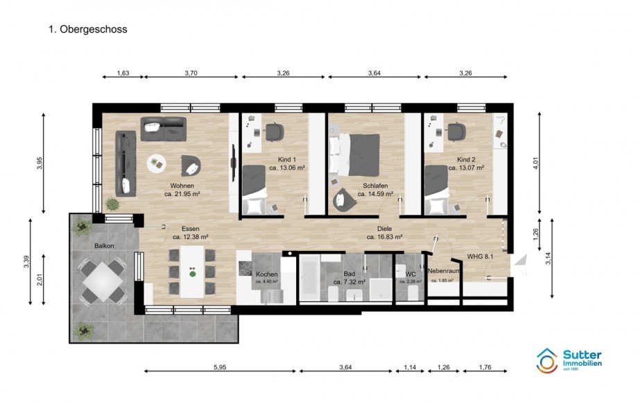 Grundriss Etagenwohnung Kaufbeuren