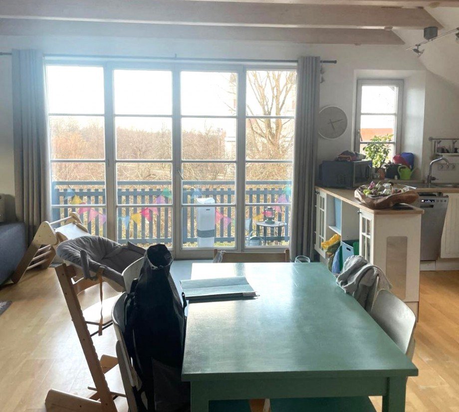 Wohnen/Essen Dachgeschosswohnung Irsee