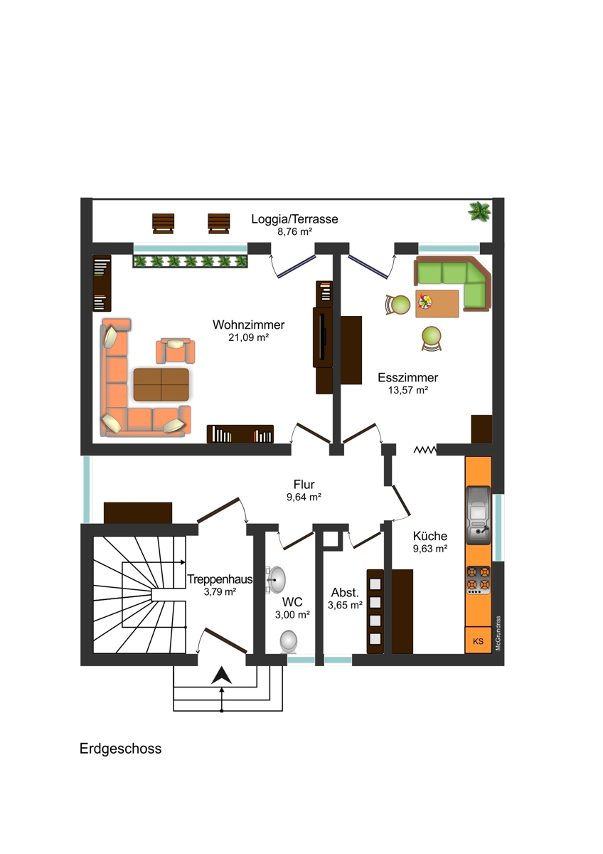 Erdgeschoss Einfamilienhaus Germaringen