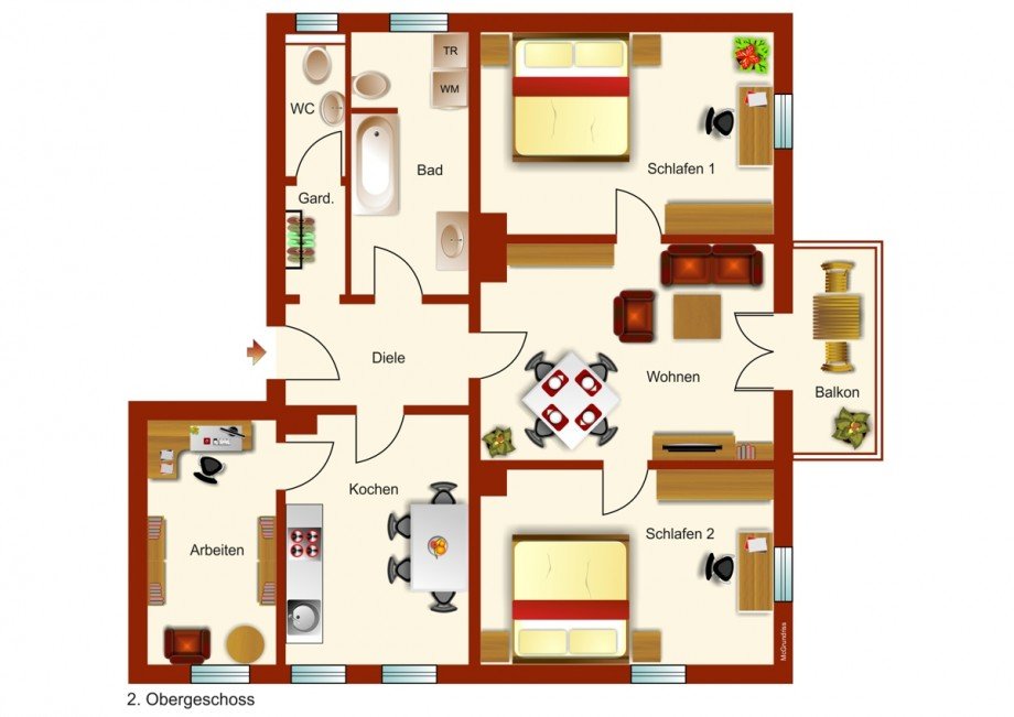 Grundriss Etagenwohnung Kaufbeuren