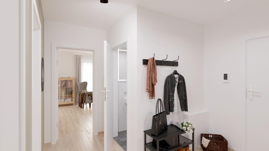 Flur Erdgeschosswohnung Aitrang