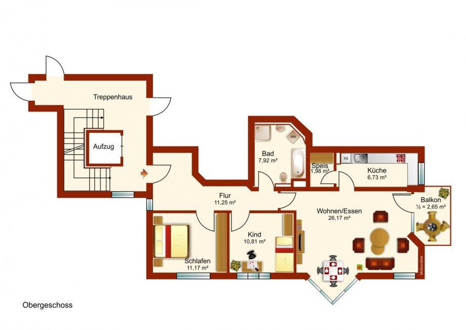 Grundriss Etagenwohnung Kaufbeuren