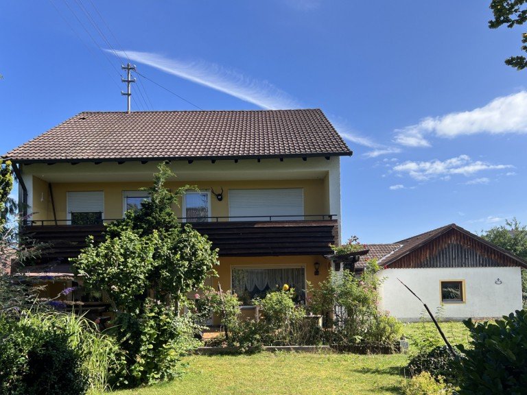 S�dansicht Germaringen - Obergermaringen Einfamilienhaus Ein-/Zweifamilienhaus, 2 Garagen, kleine Werkstatt, Dachgeschoss ausbaubar