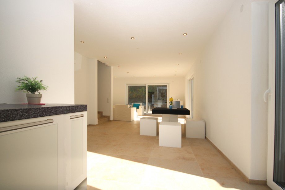 Blick ins Wohnzimmer Reiheneckhaus Kaufbeuren