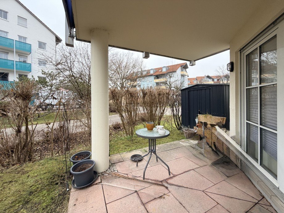 Terrasse Erdgeschosswohnung Kaufbeuren