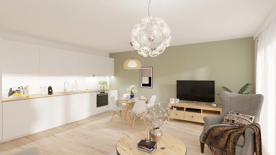 Kochen/Wohnen Erdgeschosswohnung Aitrang