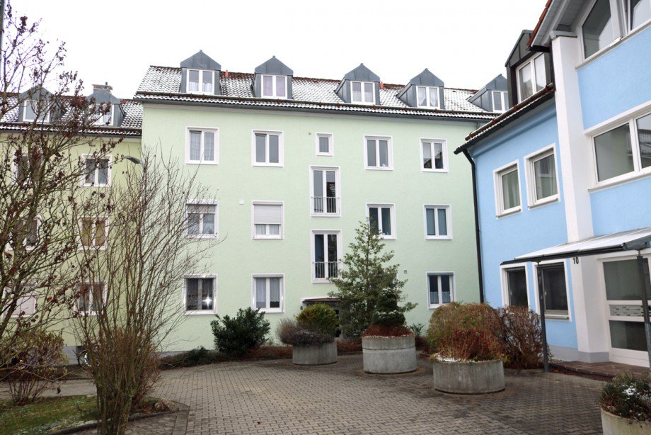 Ansicht Nord Etagenwohnung Buchloe