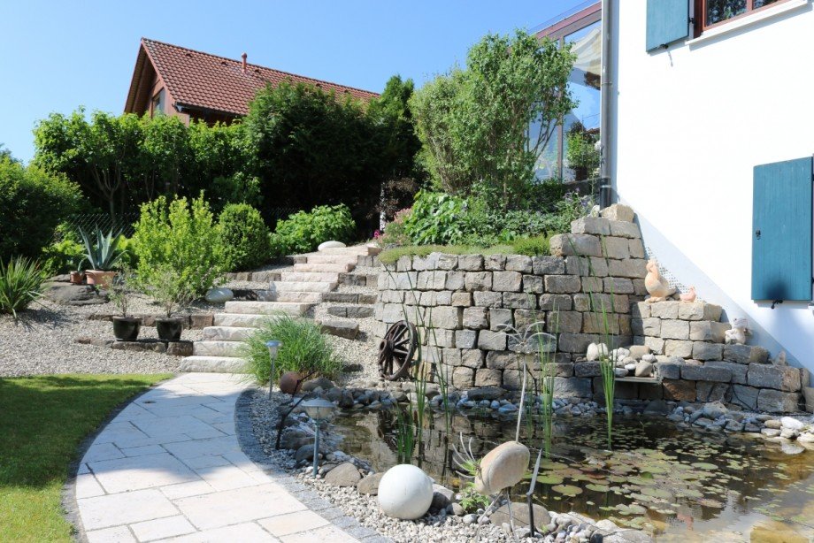 kleiner Teich Einfamilienhaus Westendorf