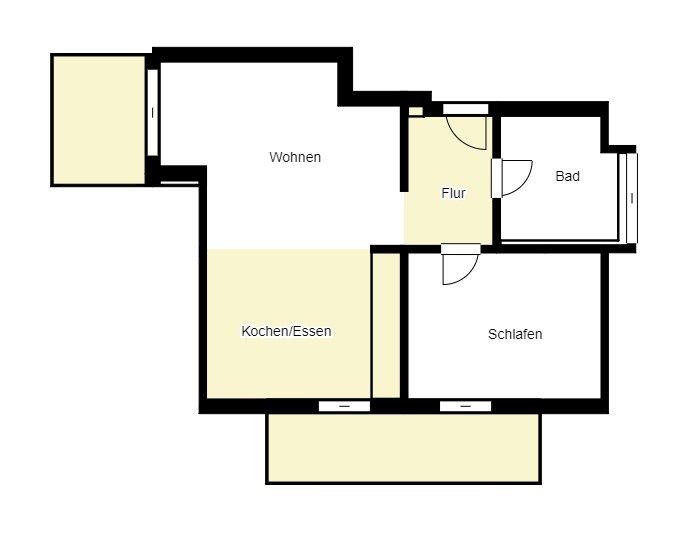 Grundriss Dachgeschosswohnung Aitrang