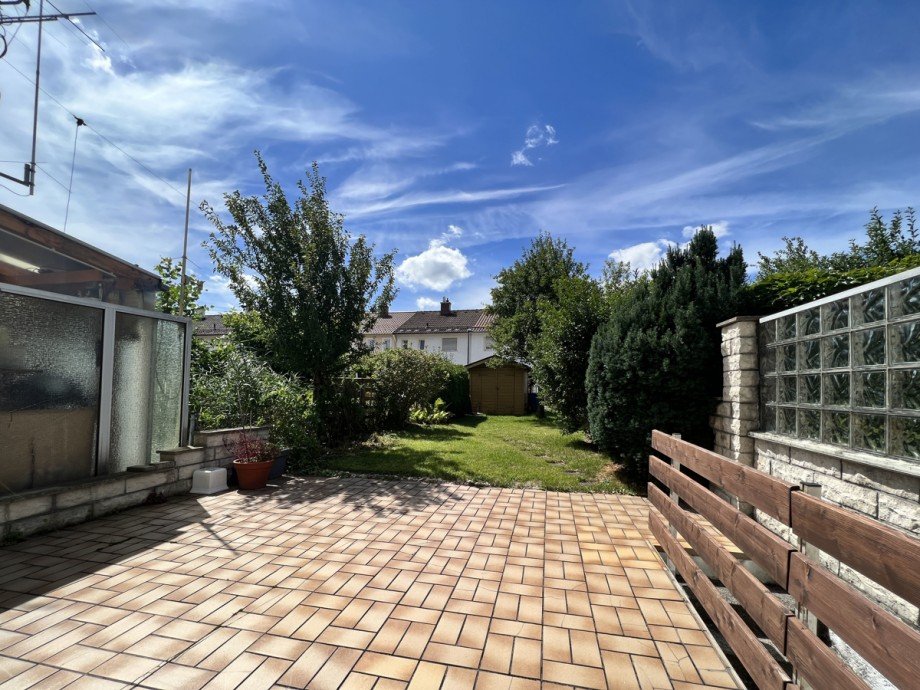 Westterrasse Reihenmittelhaus Kaufbeuren