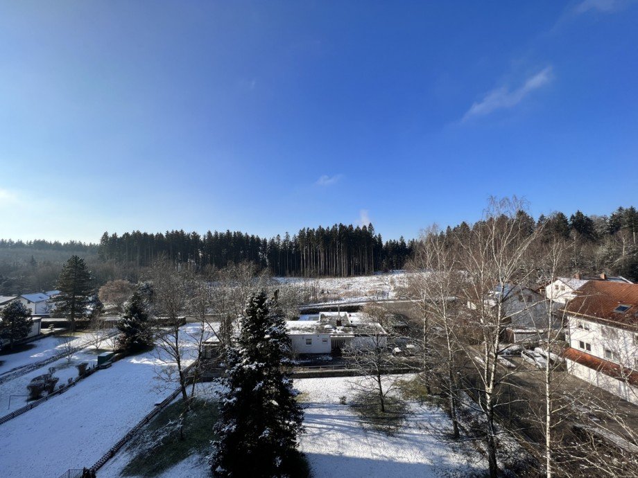 Blick vom Balkon Etagenwohnung Kaufbeuren