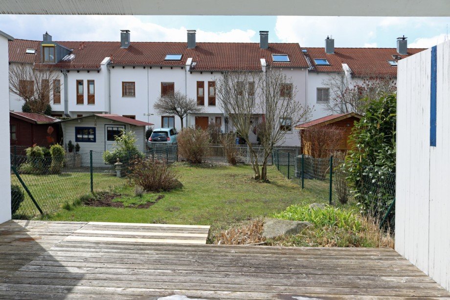 Blick aus dem Wohnzimmer Reihenmittelhaus Kaufbeuren