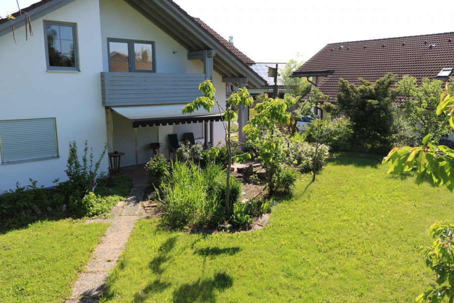 Terrasse und Garten Einfamilienhaus Kaufbeuren