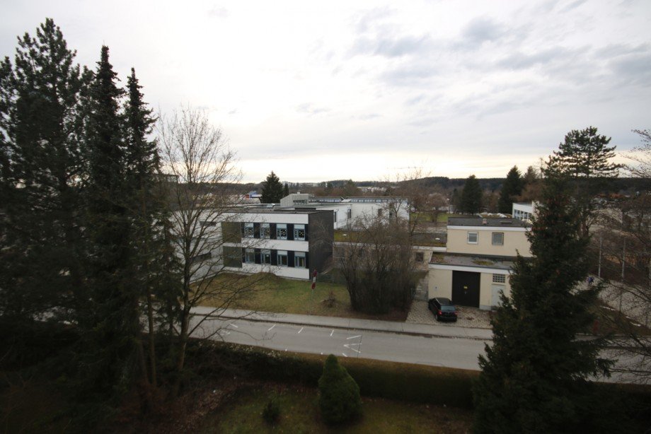 Blick vom Balkon Etagenwohnung Kaufbeuren