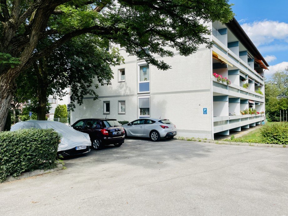 Parkplatz an der Hauswand Etagenwohnung Bad W�rishofen