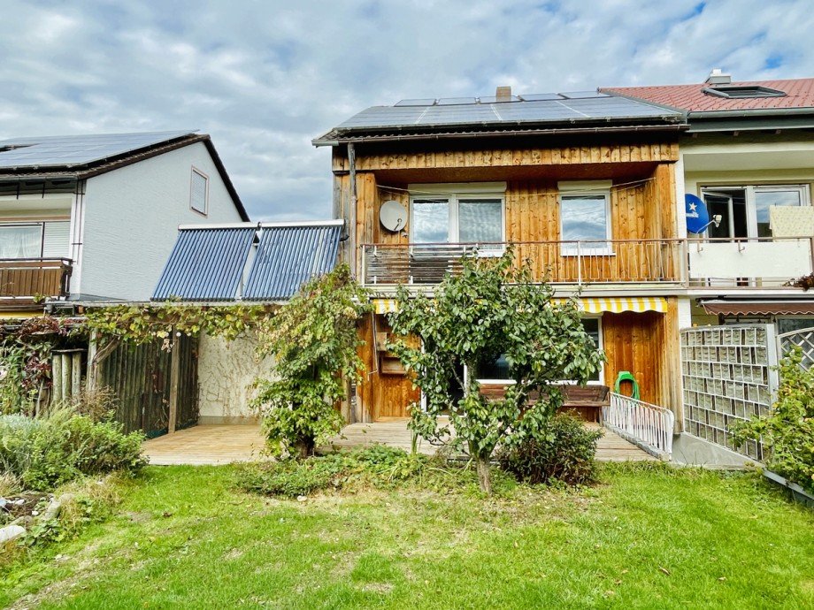 Ansicht S�d Reiheneckhaus Kaufbeuren