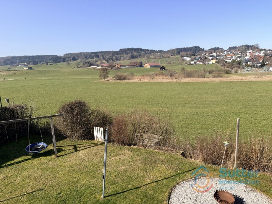 Blick in den Garten Einfamilienhaus Kaufbeuren
