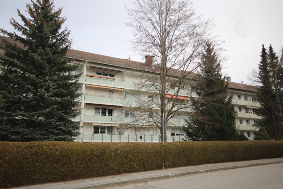 Westansicht Etagenwohnung Kaufbeuren