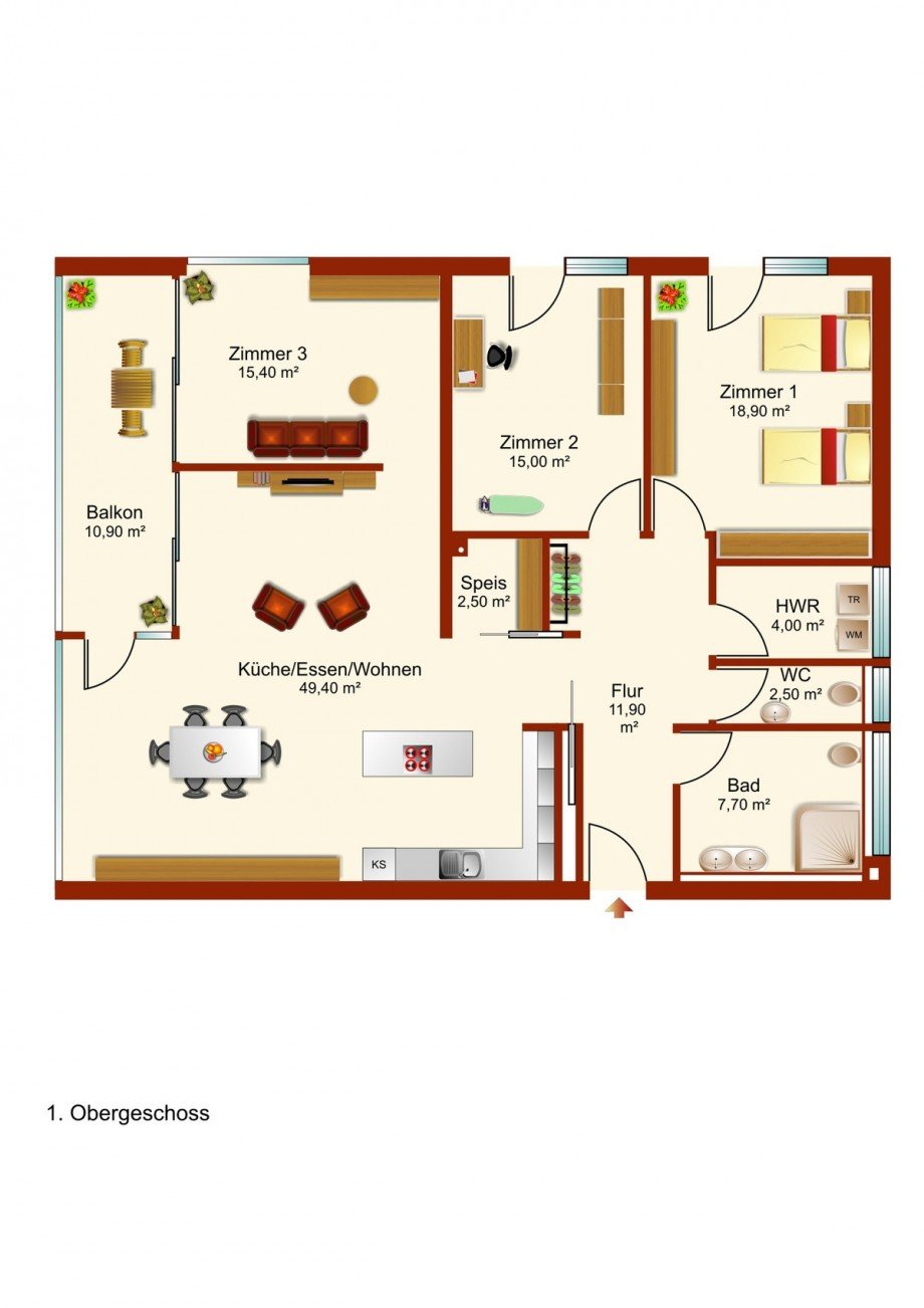 Grundriss Etagenwohnung Kaufbeuren