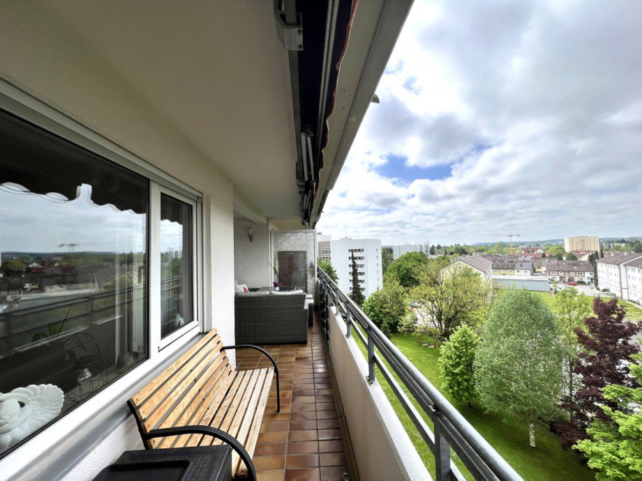 S�dwestbalkonterrasse Etagenwohnung Kaufbeuren