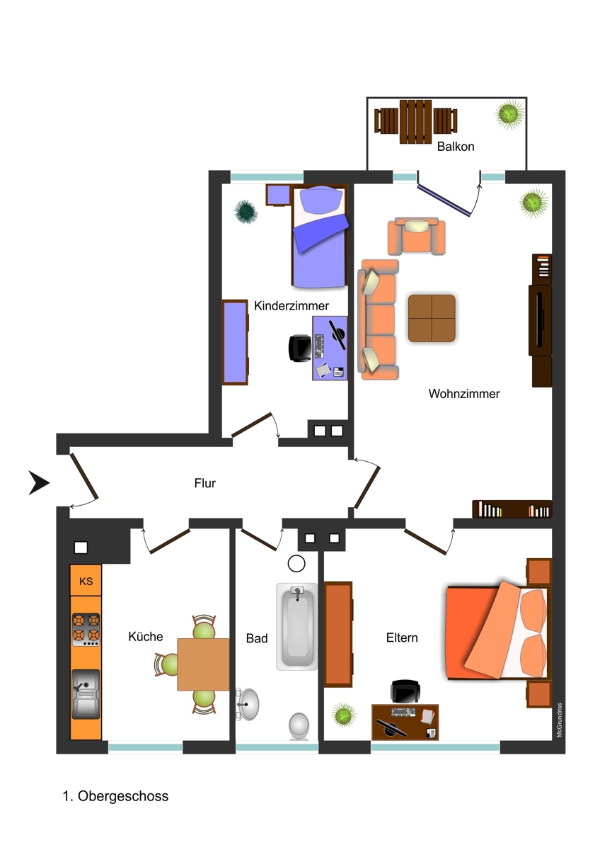 Grundriss Etagenwohnung Kaufbeuren