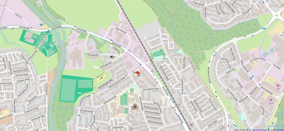 Lageplan Parkhaus Kaufbeuren