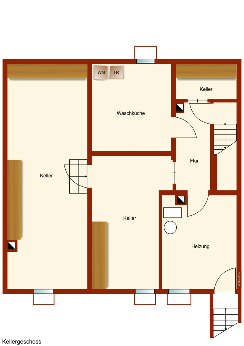 Kellergeschoss Reiheneckhaus Kaufbeuren