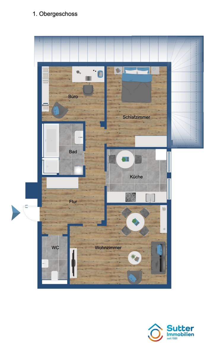 Grundriss Etagenwohnung Mauerstetten