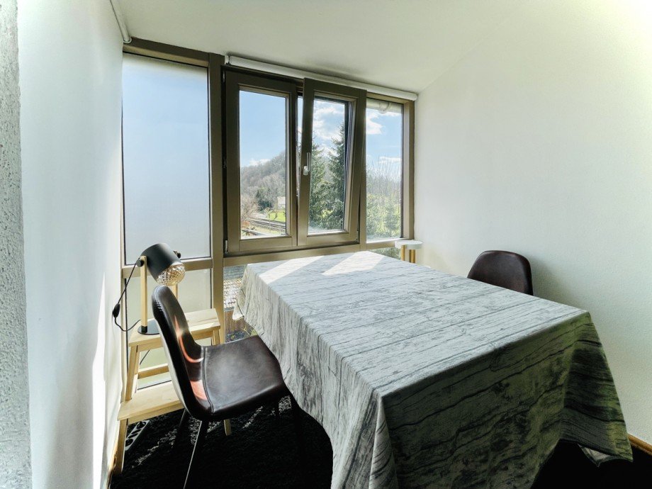 Essecke im Erker Etagenwohnung Kaufbeuren