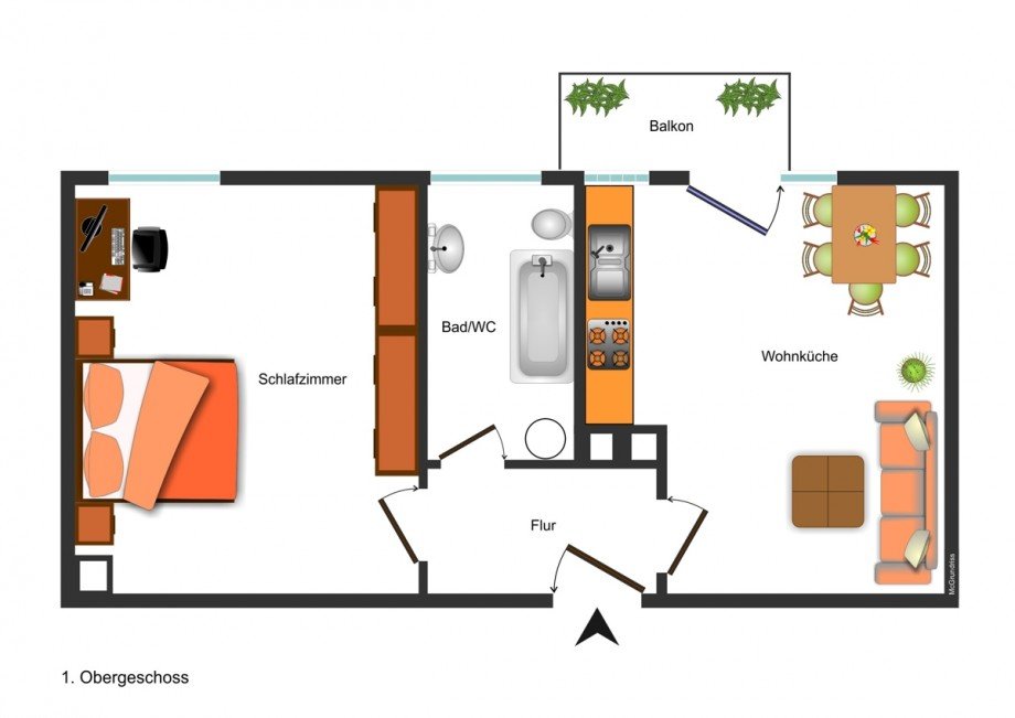 Grundriss Etagenwohnung Buchloe