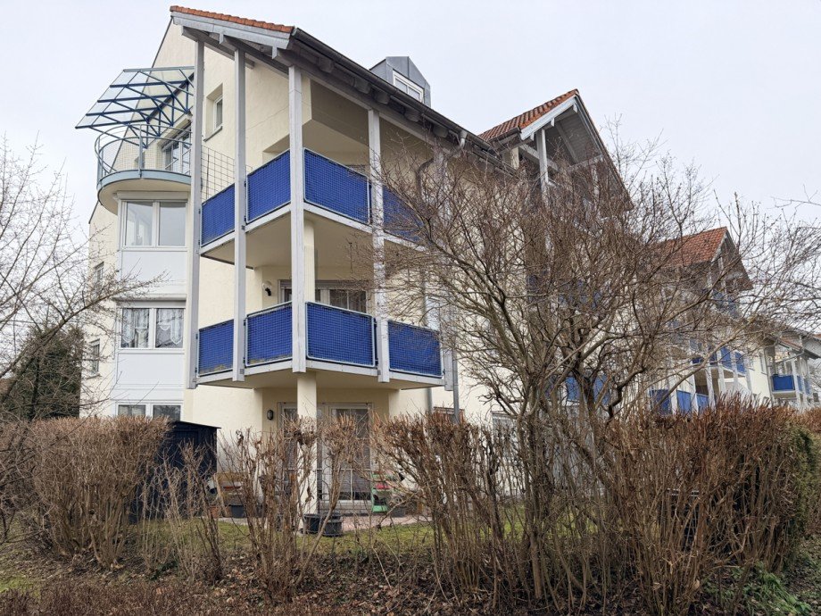 S�d-Westansicht Erdgeschosswohnung Kaufbeuren