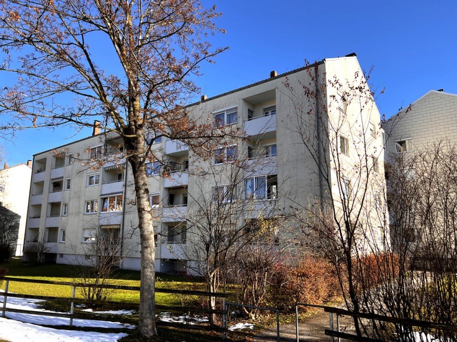 Westansicht Etagenwohnung Kaufbeuren