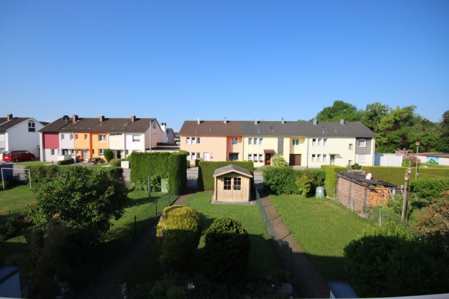 Blick vom Balkon Reihenmittelhaus Kaufbeuren