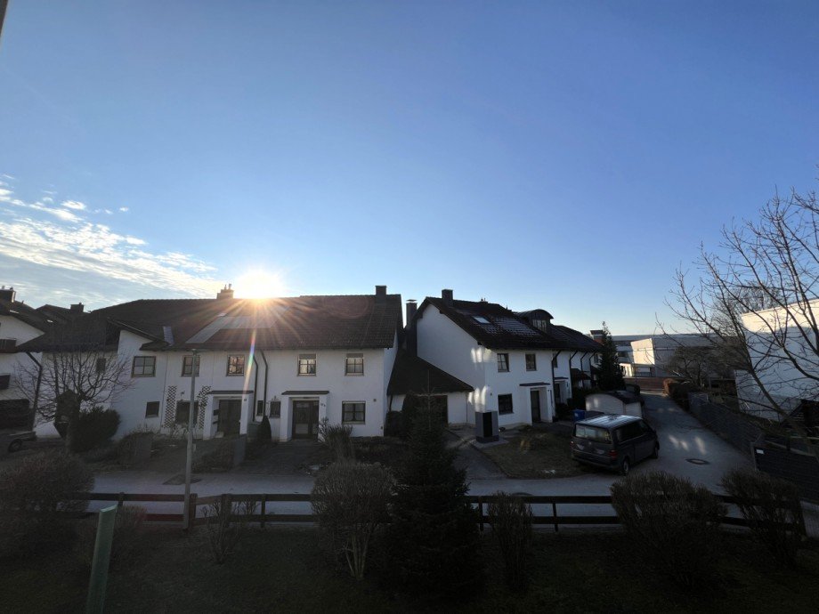 Blick vom Balkon Etagenwohnung Kaufbeuren