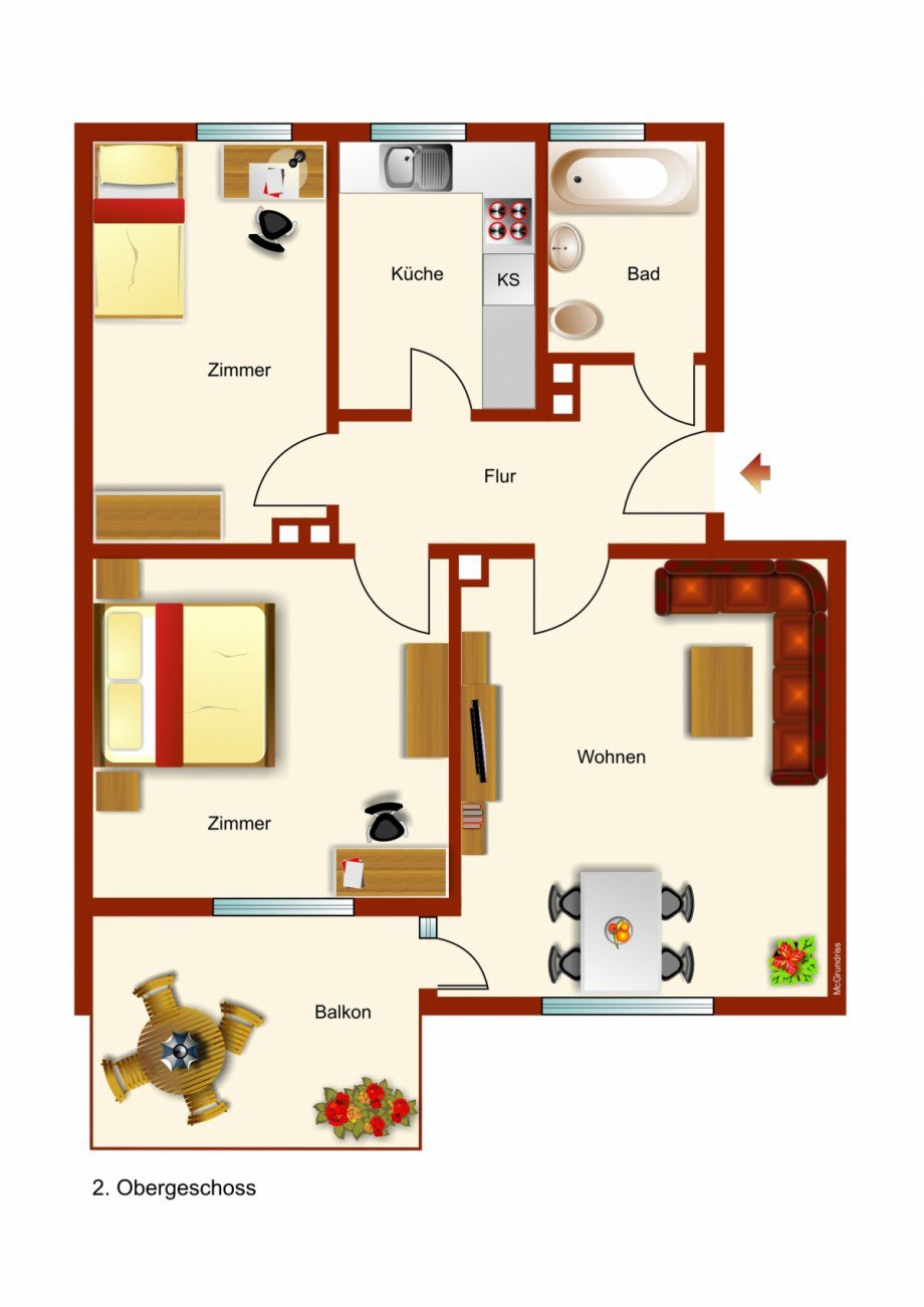 Grundriss Etagenwohnung Kaufbeuren