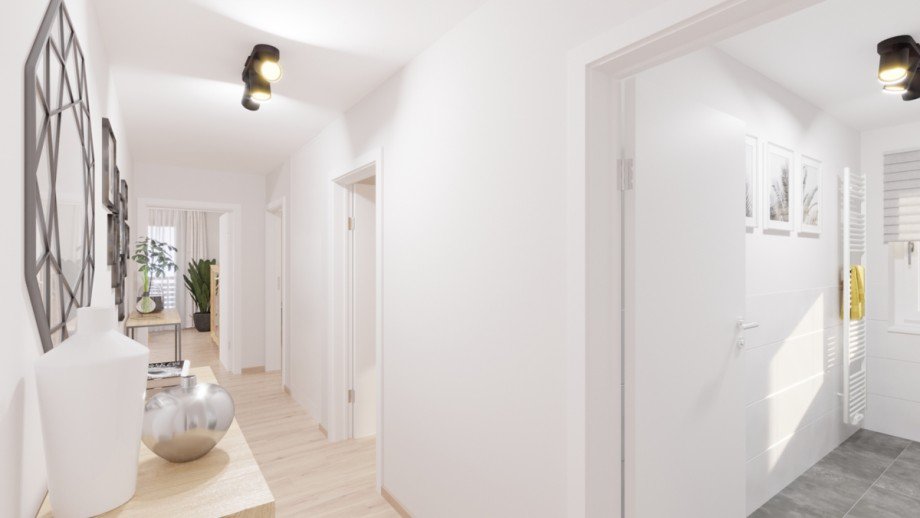 Flur Etagenwohnung Aitrang