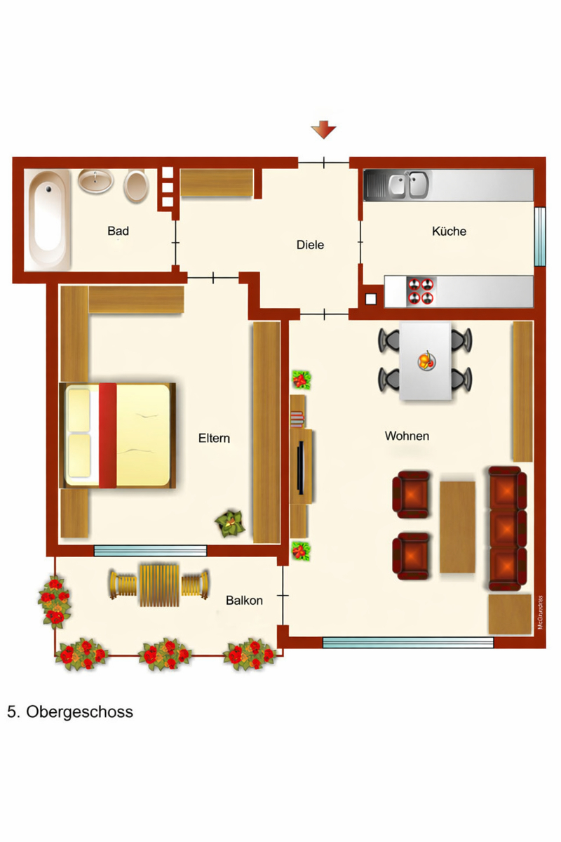 Grundriss Etagenwohnung Kaufbeuren
