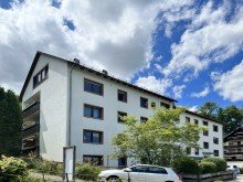 S�dostansicht 4-Zimmer-Eigentumswohnung mit Kachelofen und Garage.