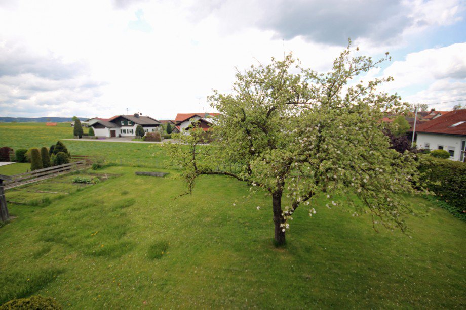 Blick vom Balkon Einfamilienhaus Bidingen