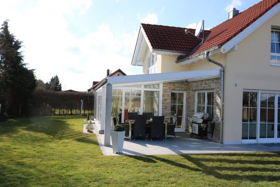 sch�ner Garten Einfamilienhaus Pforzen