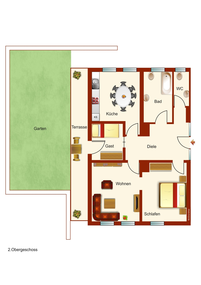 Grundriss Etagenwohnung Kaufbeuren