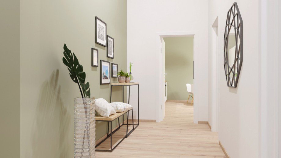 Flur Dachgeschosswohnung Aitrang
