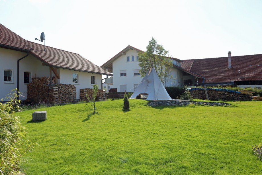 Garten Zweifamilienhaus St�tten am Auerberg