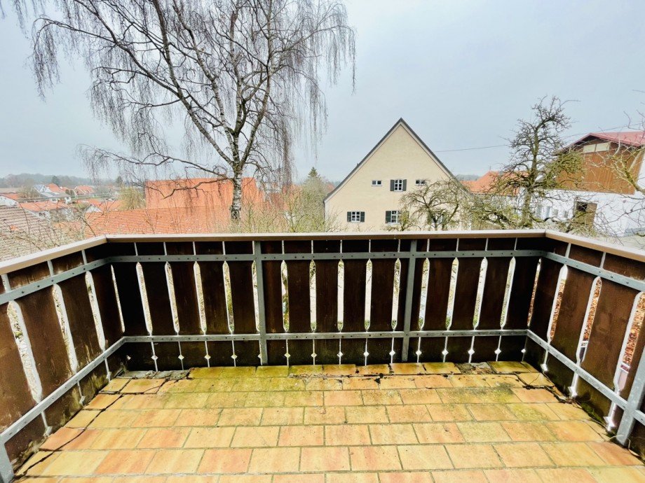 Balkon Etagenwohnung Irsee