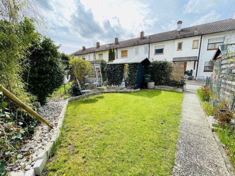 Garten Reihenmittelhaus Kaufbeuren