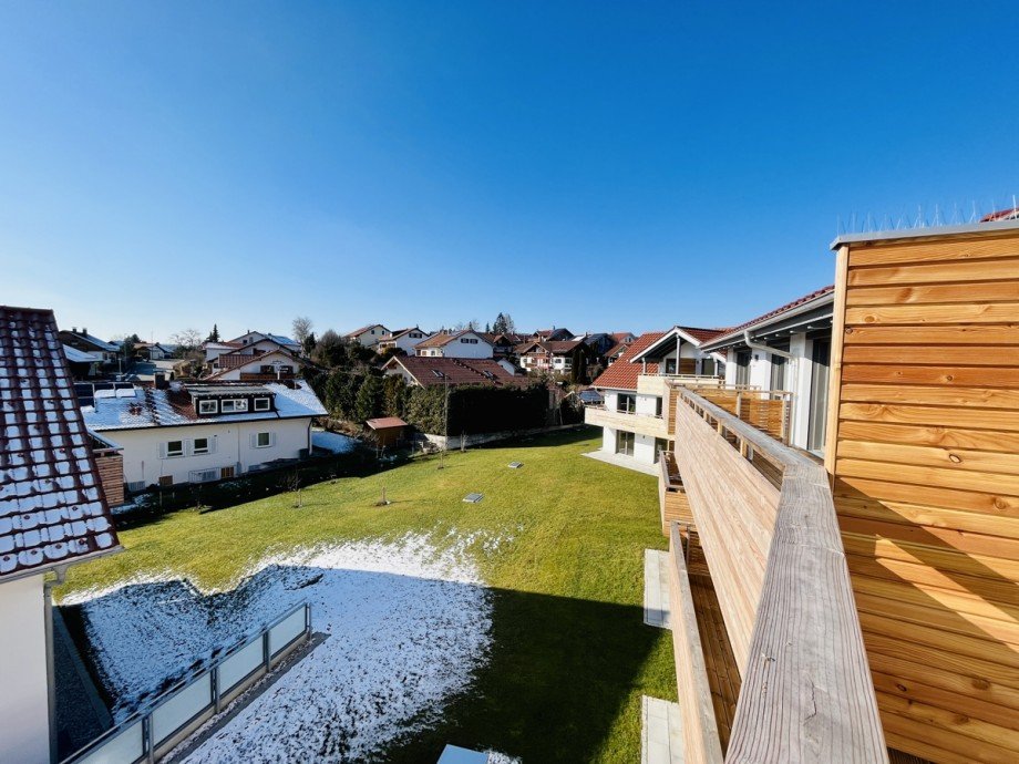 Aussicht Dachgeschosswohnung Aitrang