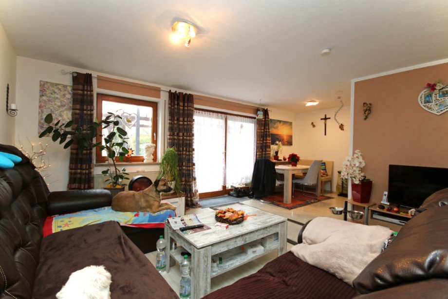 Wohnzimmer Etagenwohnung Mindelheim