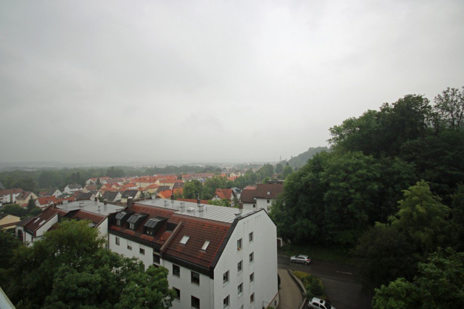 Ausblick - wenn auch tr�b Etagenwohnung Kaufbeuren