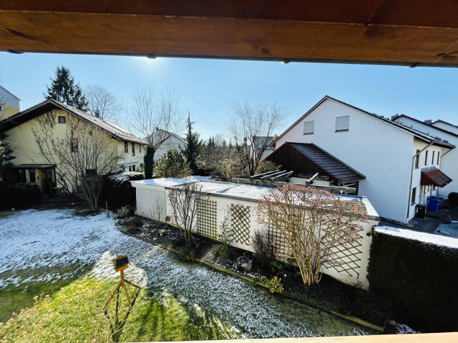 Blick vom Balkon Etagenwohnung Kaufbeuren