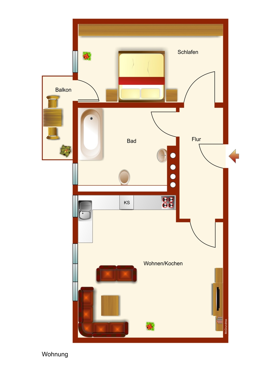 Grundriss Etagenwohnung Kaufbeuren